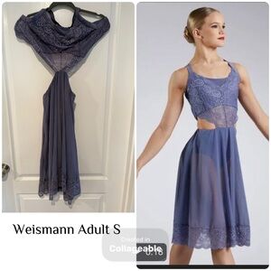 Weissman Blue Lace Dance Dress